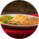 Beefy Enchilada Plate