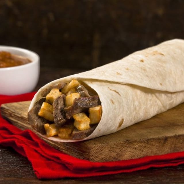 Steak & Potato Burrito.