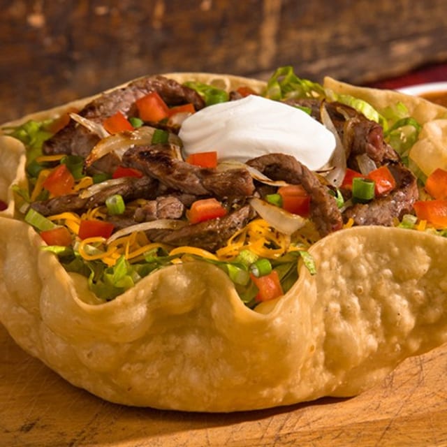 Chicken Fajita Salad.