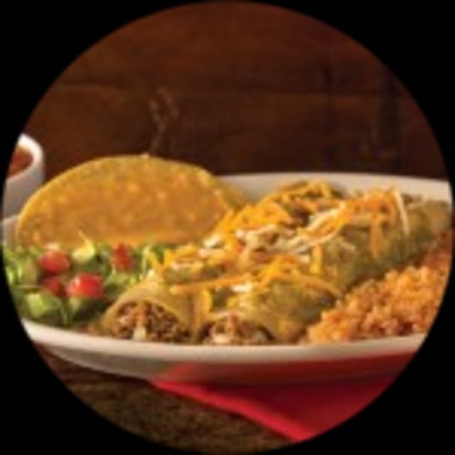 Green Enchilada Plate.