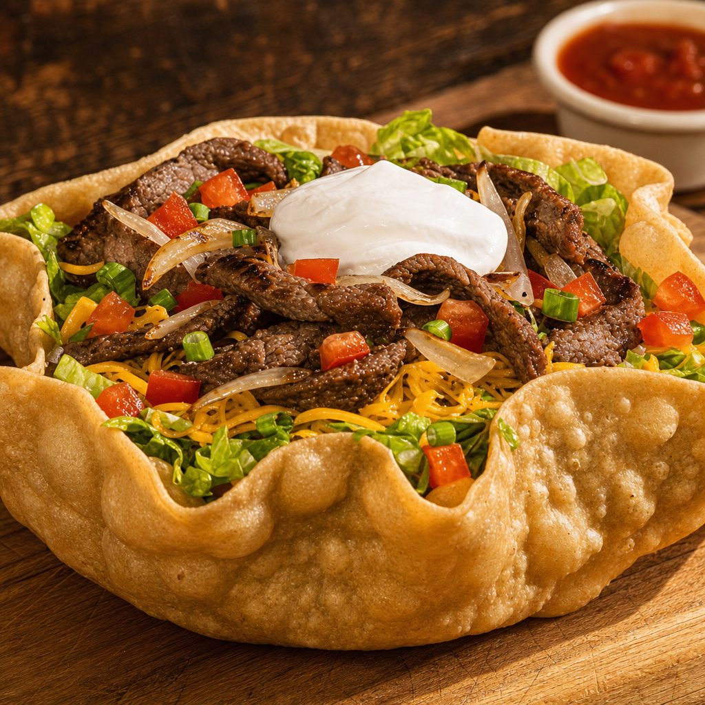 Chicken Fajita Salad.