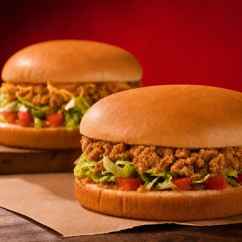 Kids Meal Taco Burger.