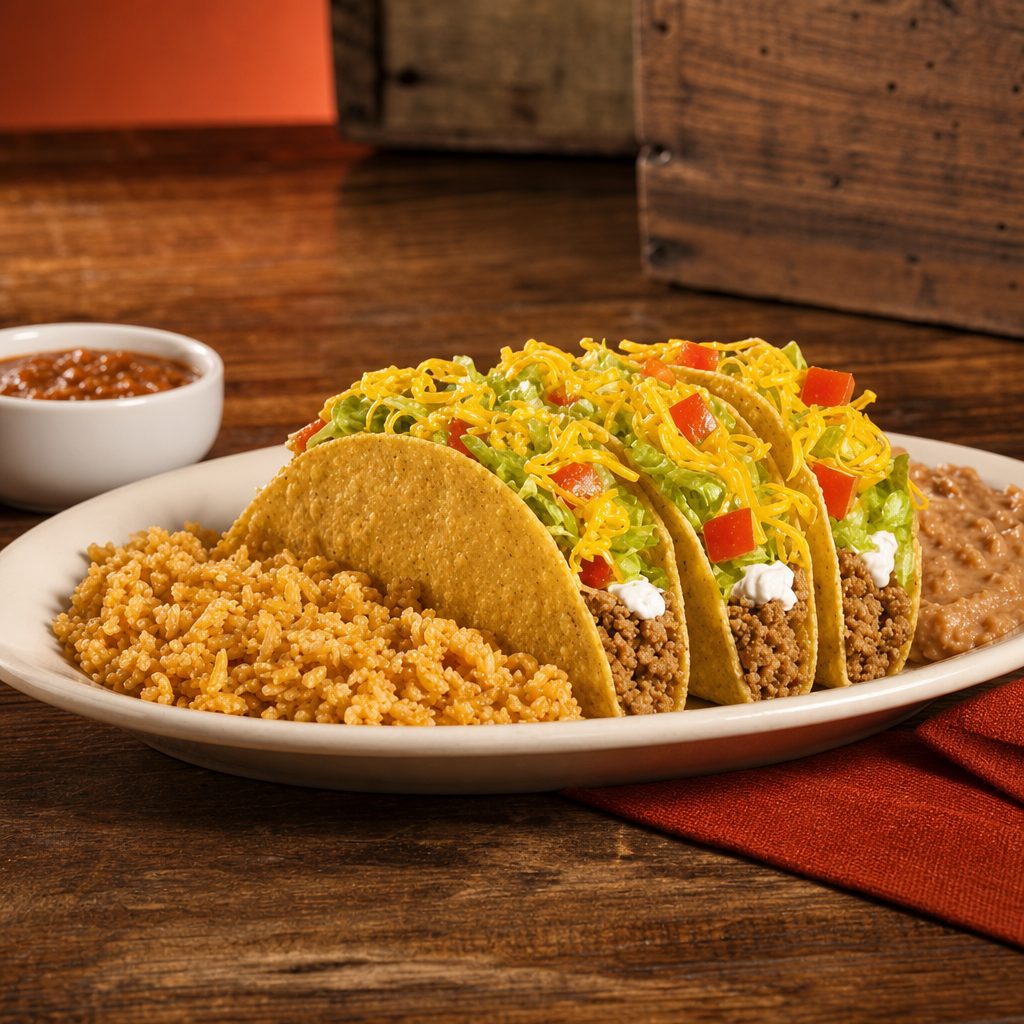 Taco Express Plate.