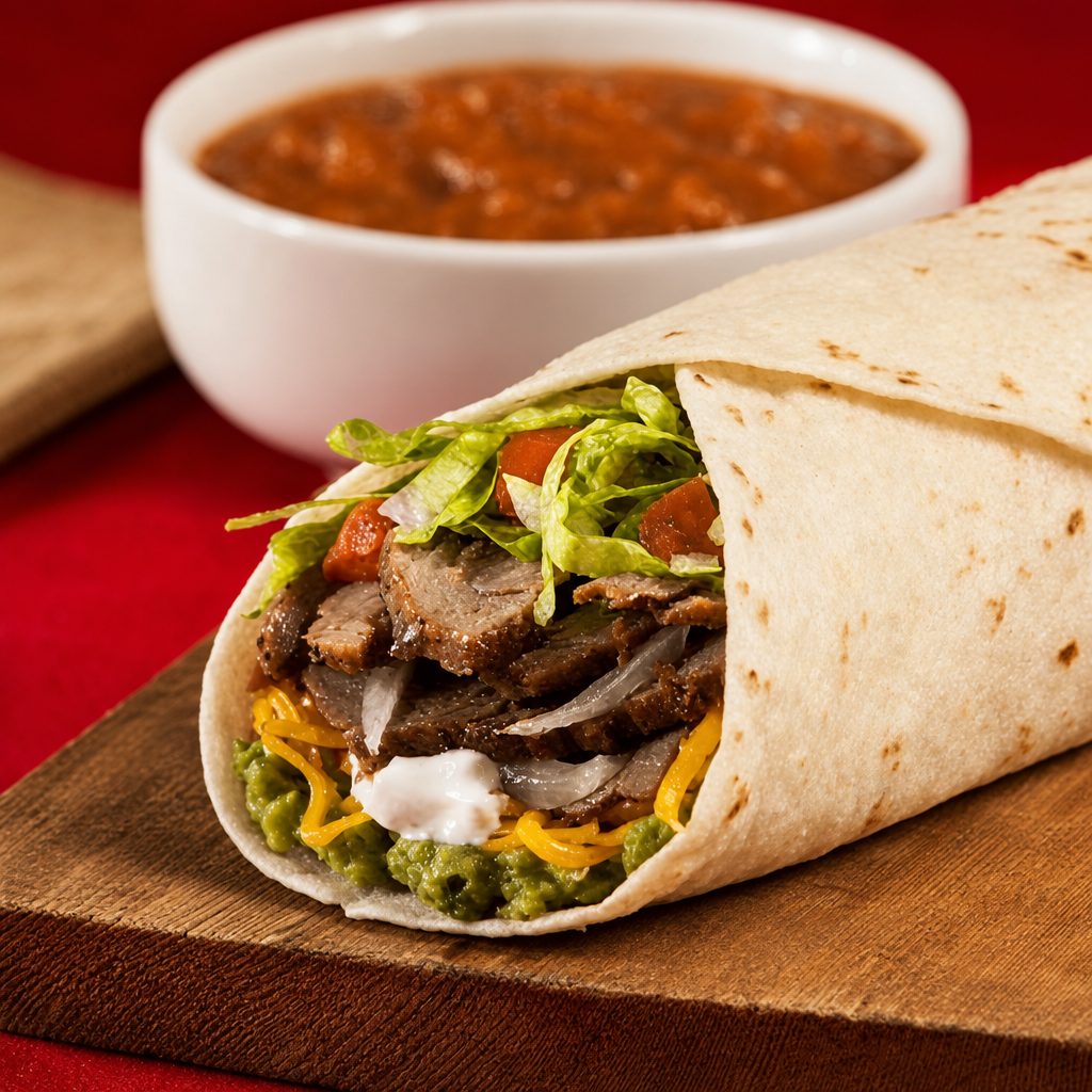 Fajita Burrito.