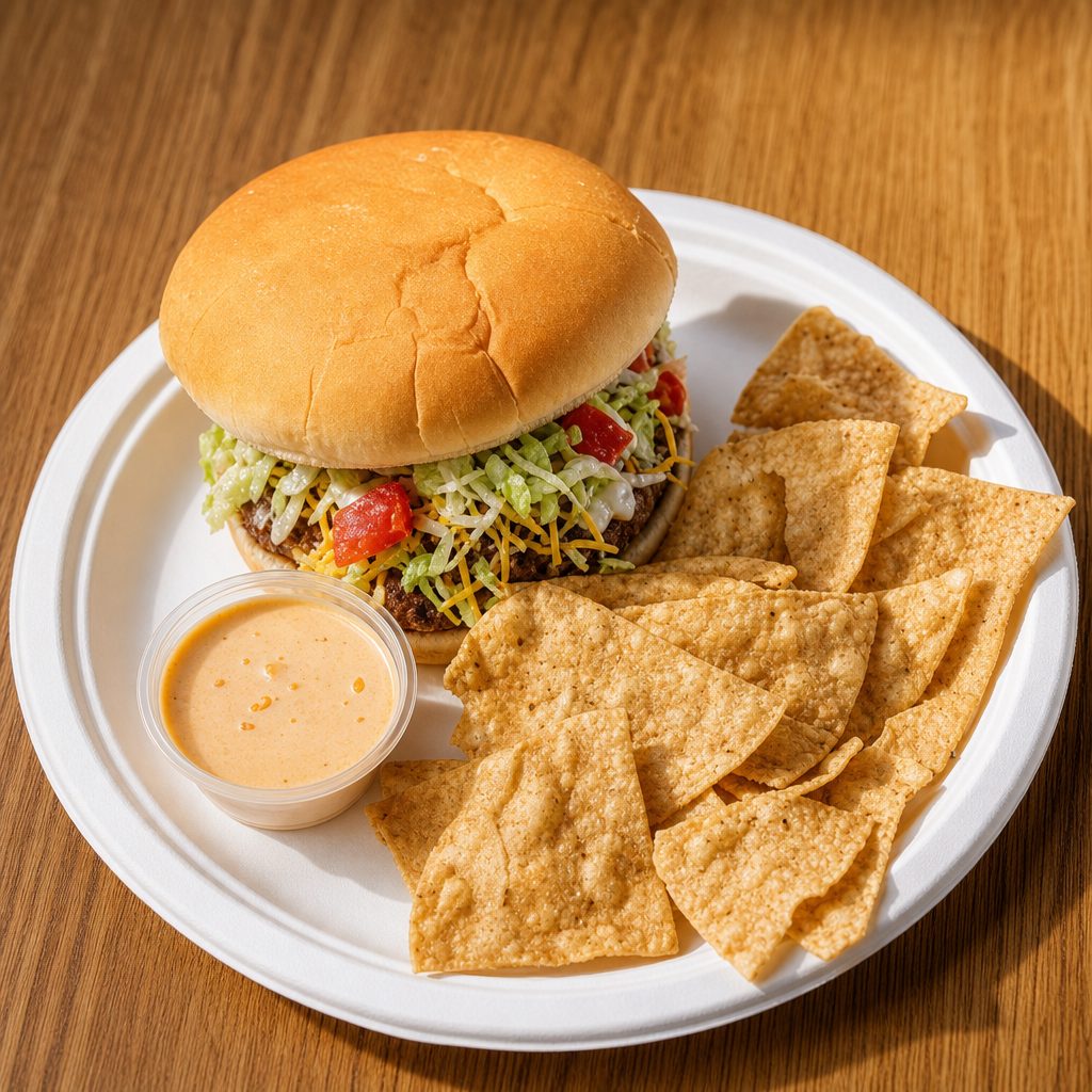 Taco Burger Snack Pack.