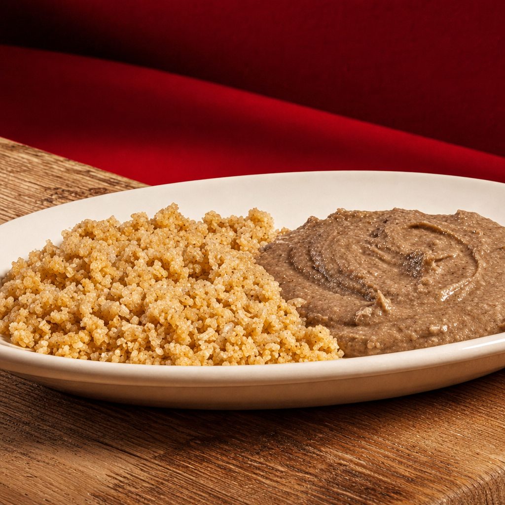Rice & Beans Plate.