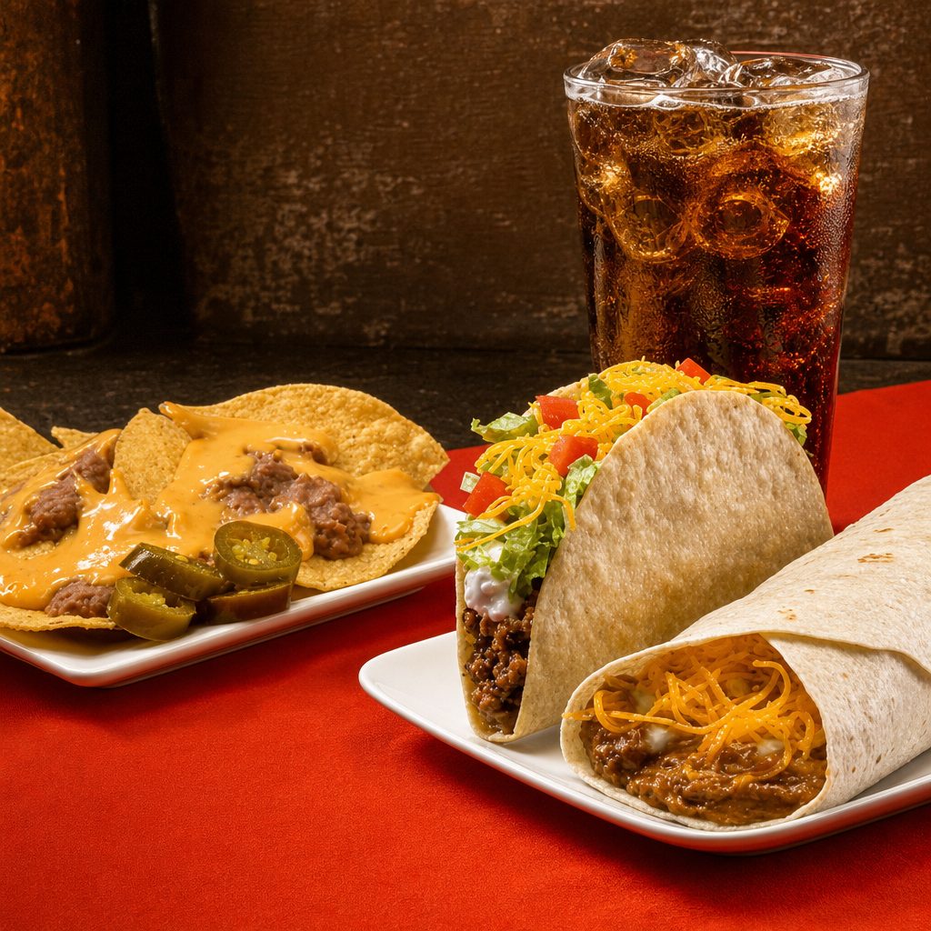 #8. 1 Fastaco | 1 Burrito | 1 Nachos.