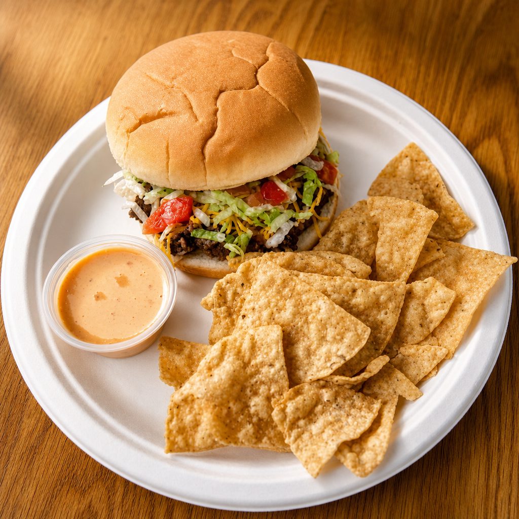 Taco Burger Snack Pack.