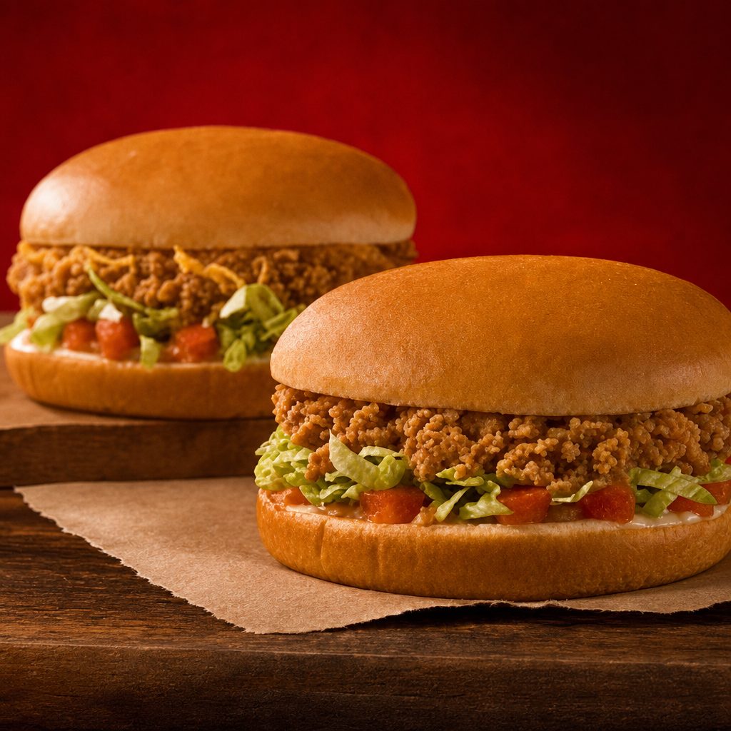 Kids Meal Taco Burger.