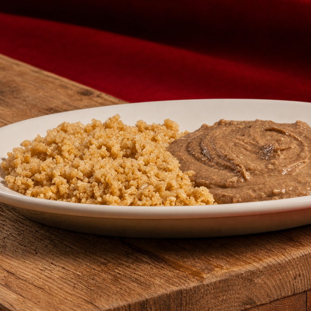 Rice & Beans Plate.