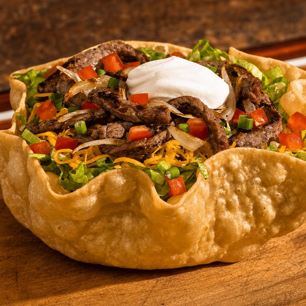 Chicken Fajita Salad.