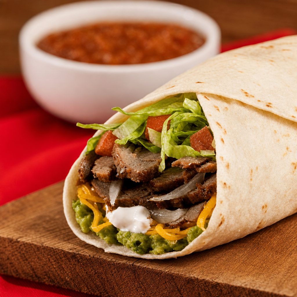Fajita Burrito.