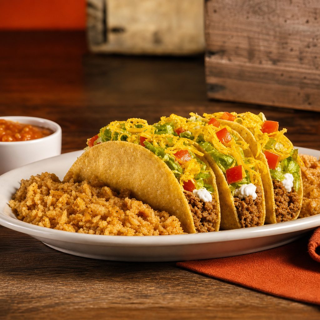 Taco Express Plate.