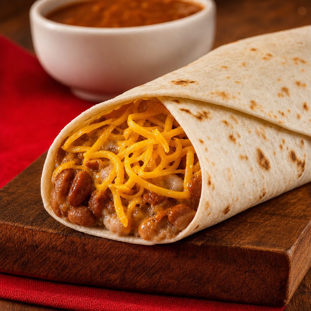 Kids Meal Bean Burrito.