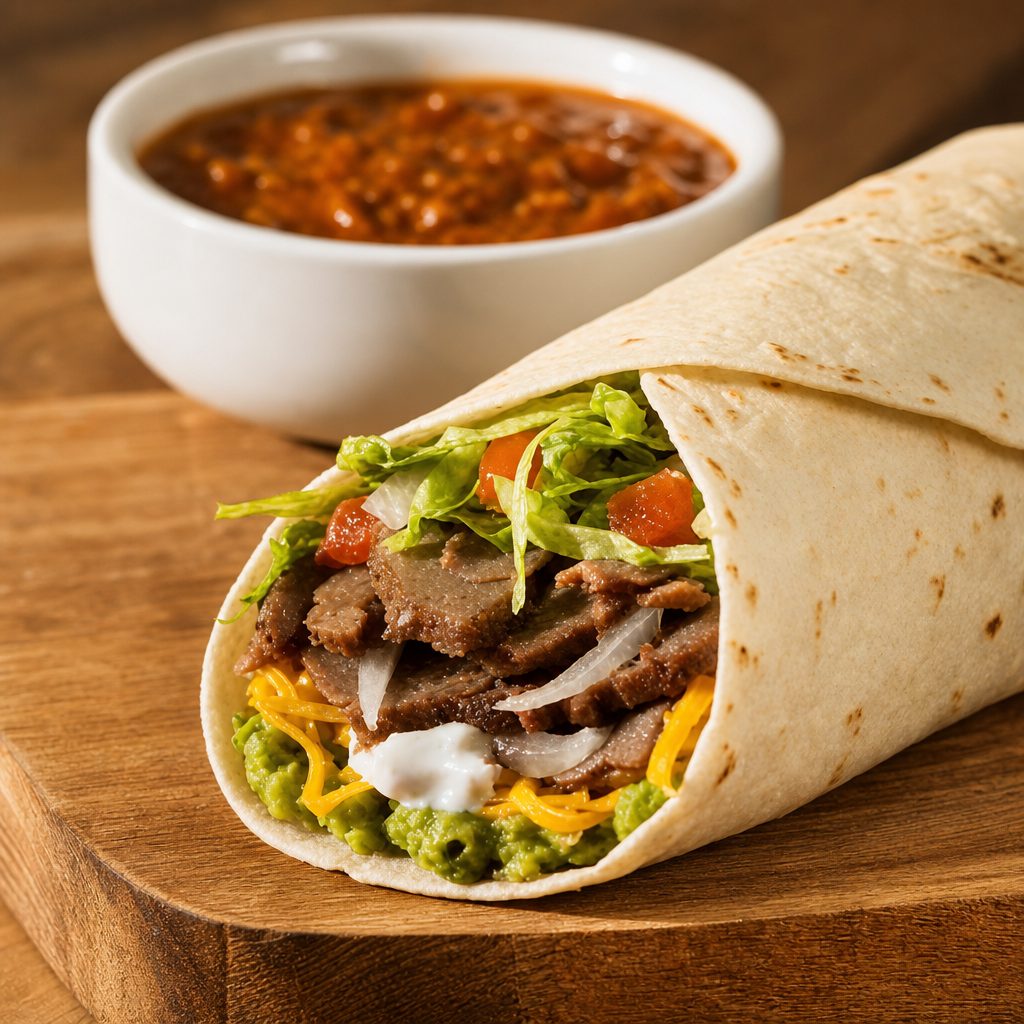 Fajita Burrito.