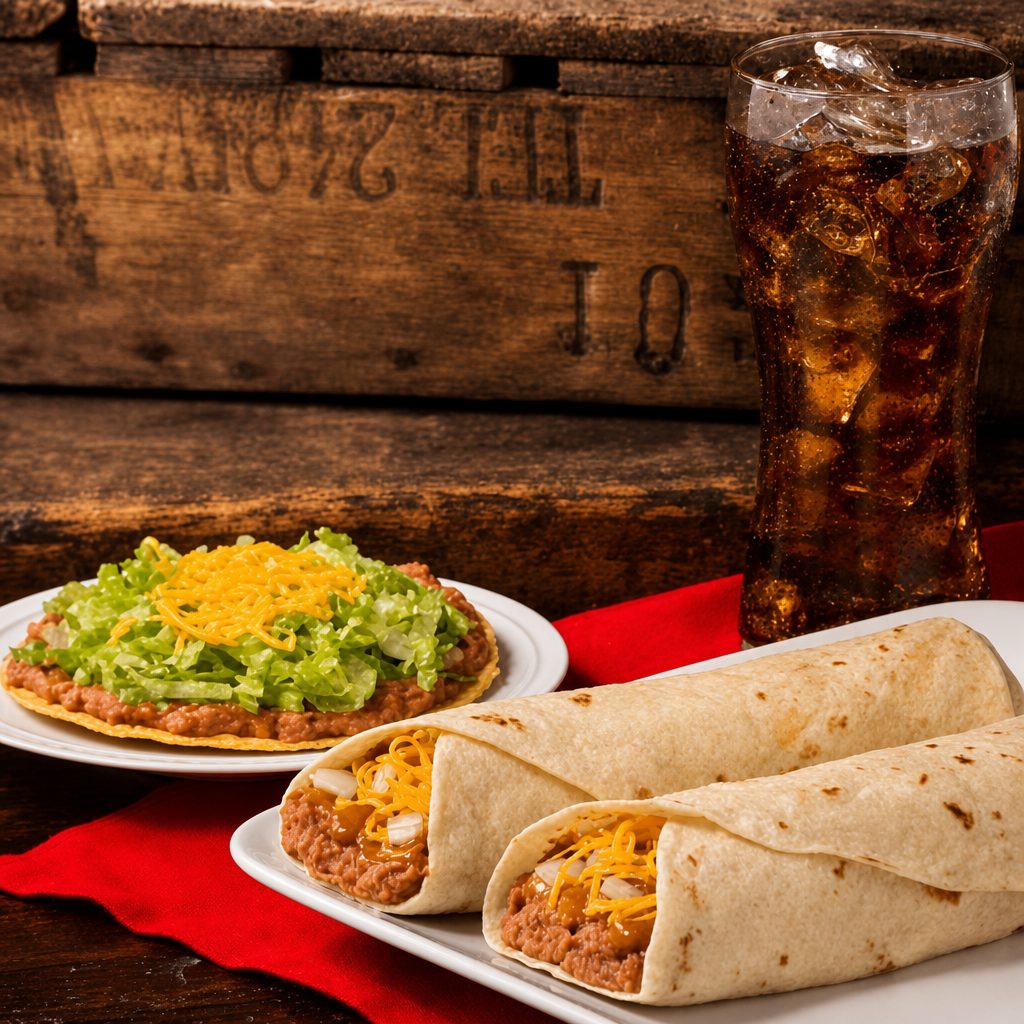 #2. 2 Burritos | 1 Tostada.