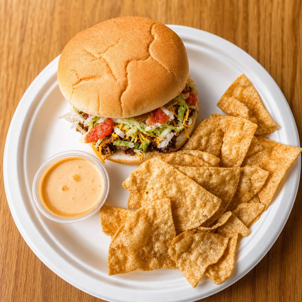 Taco Burger Snack Pack.