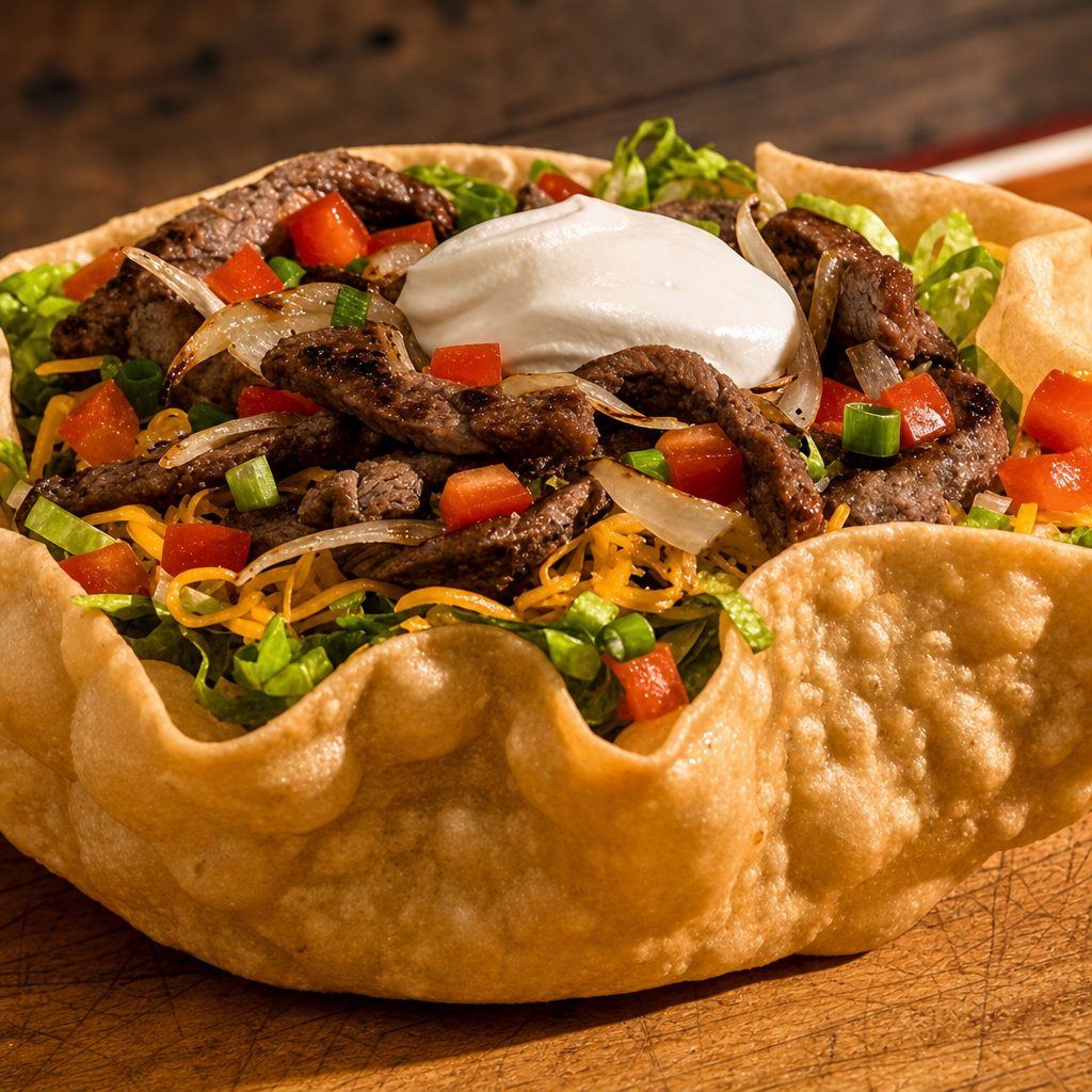 Chicken Fajita Salad.
