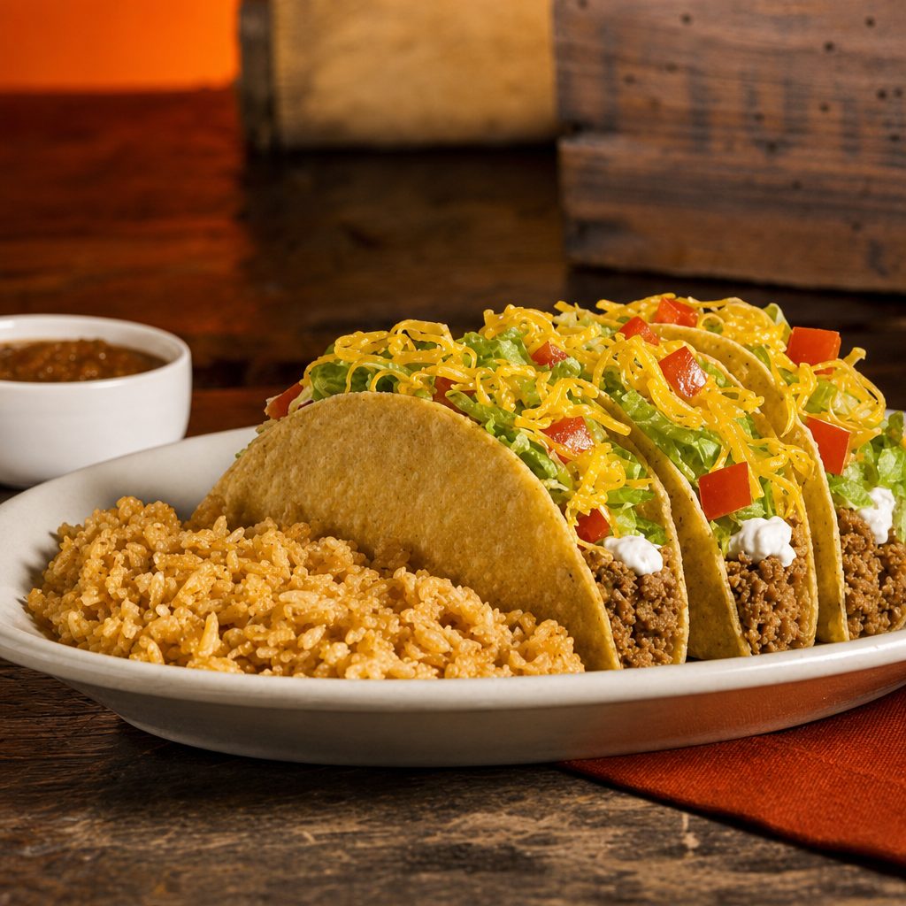Taco Express Plate.