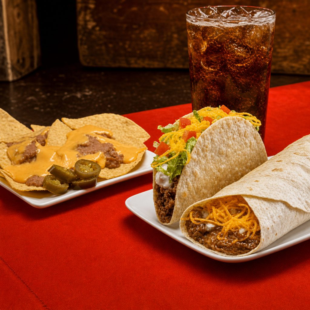 #8. 1 Fastaco | 1 Burrito | 1 Nachos.