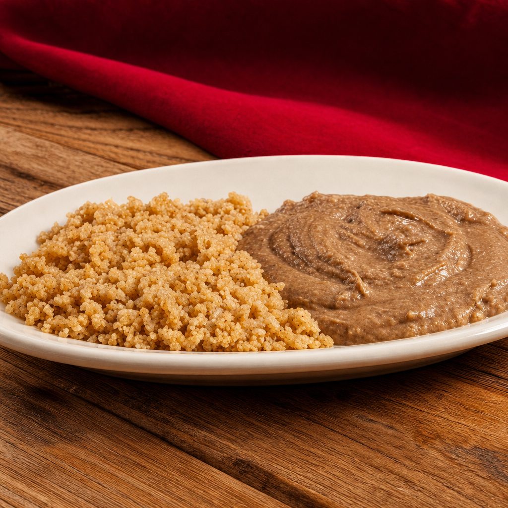 Rice & Beans Plate.