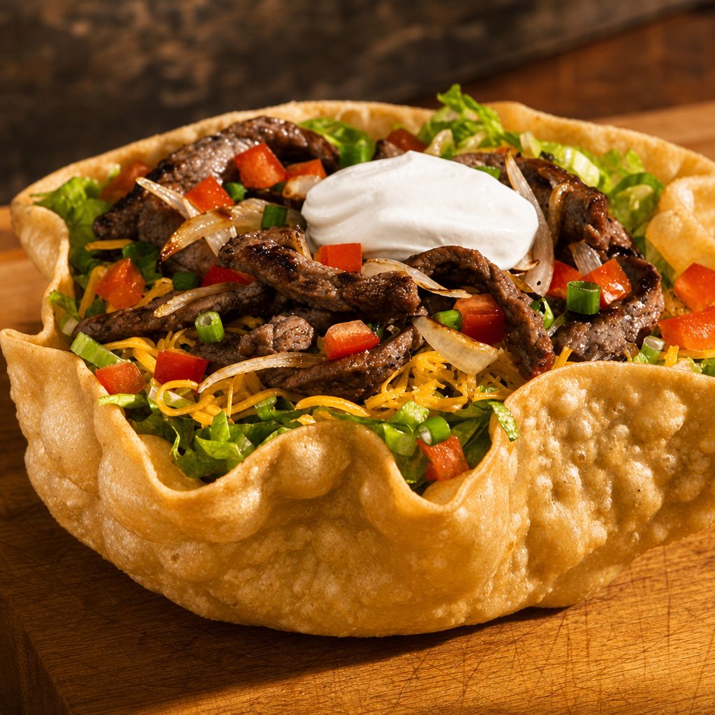 Chicken Fajita Salad.