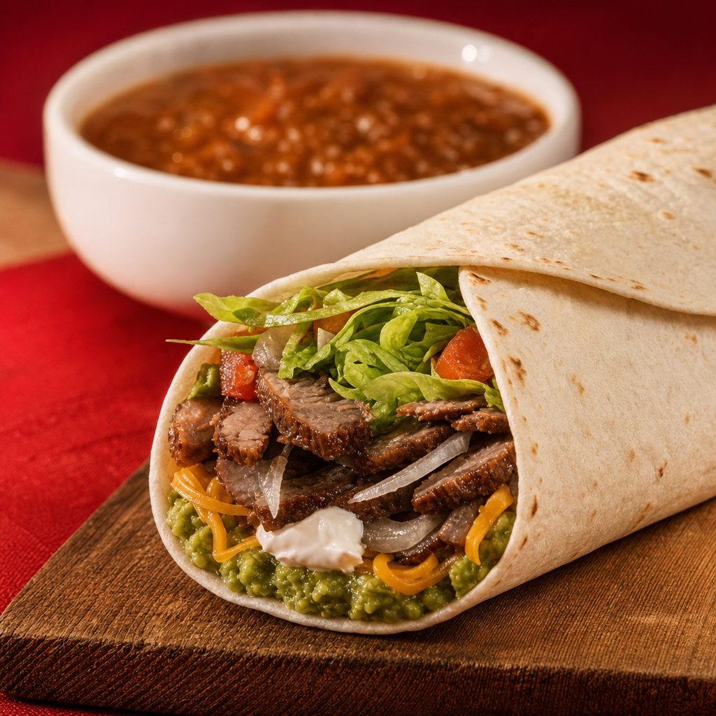 Fajita Burrito.