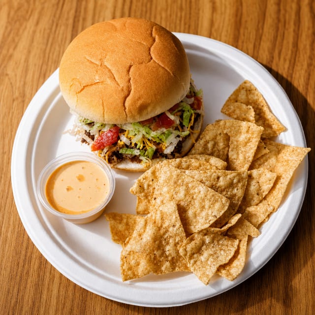 Taco Burger Snack Pack.