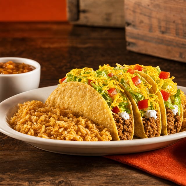 Taco Express Plate.